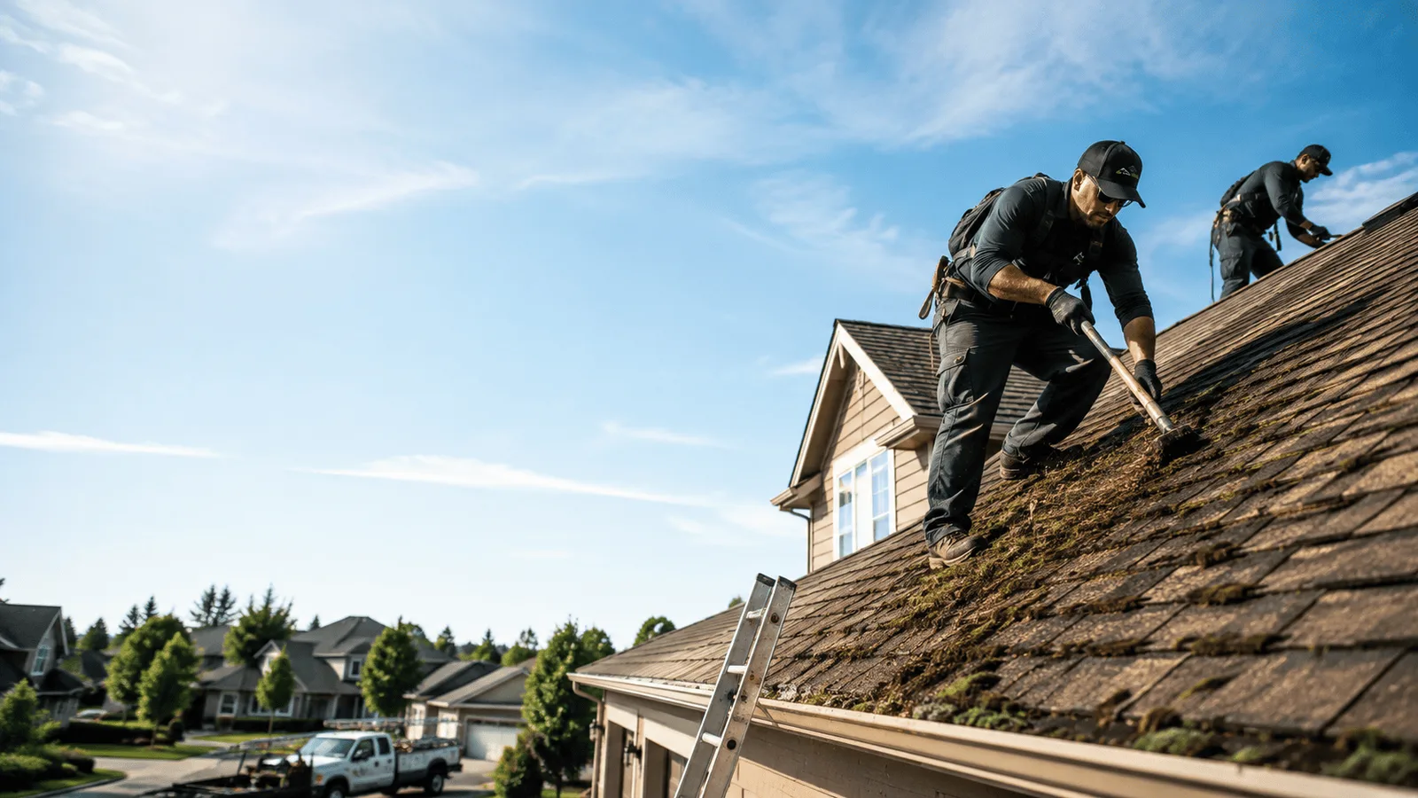 Roof Moss Removal in La Follette, TN near me